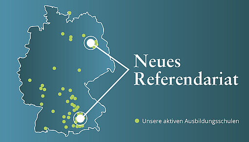 Kursstandorte für das Neue Referendariat