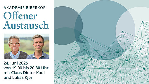 Infoplakat für den Offenen Austausch mit Claus Dieter Kaul