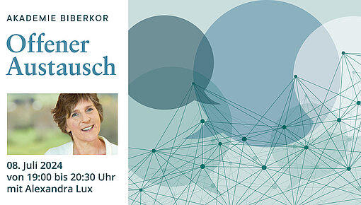Offener Austausch mit Alexandra Lux
