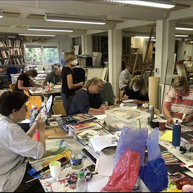 Arbeit im Kunstraum