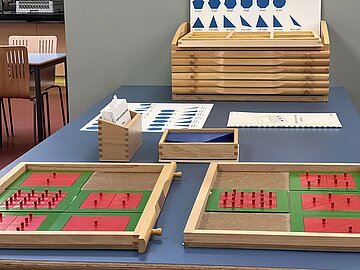 Motessorimaterial - Metallformen