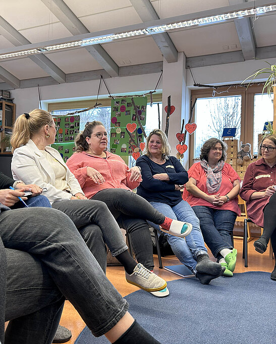 Diskussion im Stuhlkreis